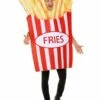 Smiffys French Fries Costume, Red & White 2 Smiffys French Fries Costume, Red & White -Smiffys Store 55008 3