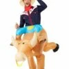Smiffys Inflatable Bull Rider Costume, Brown -Smiffys Store 55025 3