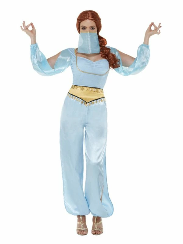 Smiffys Arabian Princess Costume, Light Blue 3 Smiffys Arabian Princess Costume, Light Blue