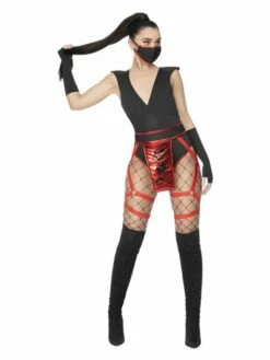 Smiffys Fever Scarlet Ninja Costume