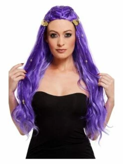 Smiffys Fortune Teller Wig, Purple