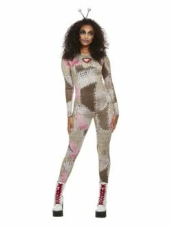 Smiffys Voodoo Doll Costume, Brown