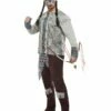 Smiffys Dark Spirit Warrior Costume, Grey -Smiffys Store 63045 2