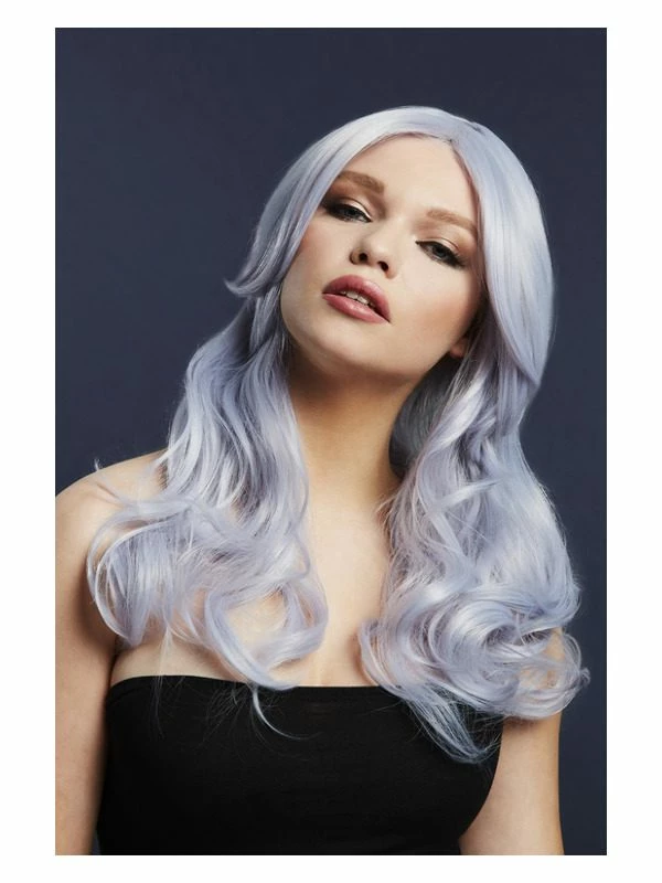 Smiffys Fever Nicole Wig, True Blend, Silver Lilac 3 Smiffys Fever Nicole Wig, True Blend, Silver Lilac