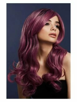 Smiffys Fever Khloe Wig, True Blend,  Mauve