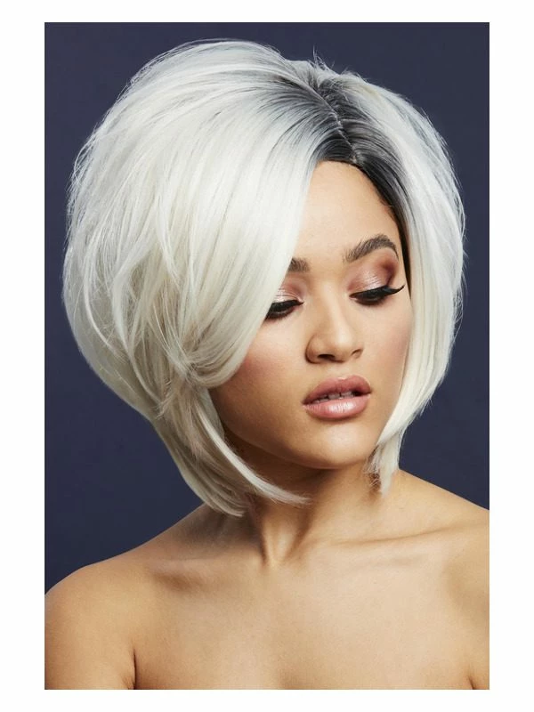 Smiffys Fever Savanna Wig, True Blend, Ice Blonde 3 Smiffys Fever Savanna Wig, True Blend, Ice Blonde