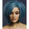 Smiffys Fever Savanna Wig, True Blend, Petrol Blue -Smiffys Store 72025 5