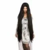 Black Long 40ā³ Wig 2 Black Long 40ā³ Wig -Smiffys Store BW209