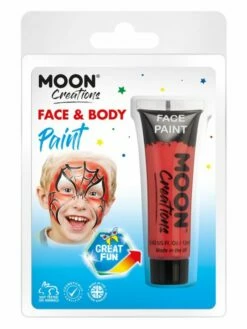 Smiffys Moon Creations Face & Body Paint, Red