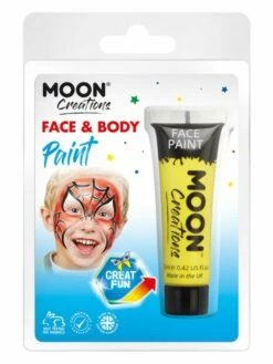 Smiffys Moon Creations Face & Body Paint, Yellow