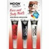 Smiffys Moon Creations Face & Body Paints And Brush,
