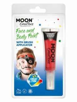 Smiffys Moon Creations Face & Body Paints, Bright Pink