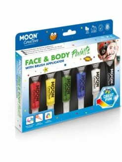 Smiffys Moon Creations Face & Body Paints, Assorted
