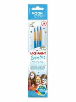 Smiffys Moon Creations Face Paint Brushes, Blue