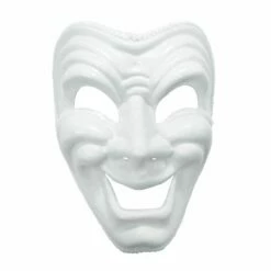 Happy White Mask