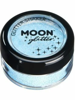 Smiffys Moon Glitter Pastel Glitter Shakers, Baby Blue