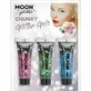 Smiffys Moon Glitter Holographic Chunky Glitter Gel, -Smiffys Store G13245 3