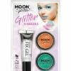 Smiffys Moon Glitter Iridescent Glitter Shakers,