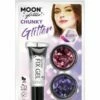Smiffys Moon Glitter Classic Chunky Glitter,