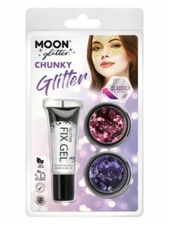 Smiffys Moon Glitter Classic Chunky Glitter,