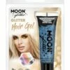 Smiffys Moon Glitter Holographic Glitter Hair Gel, Blue -Smiffys Store G26160 3