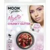 Smiffys Moon Glitter Mystic Chunky Glitter, Mixed Colours