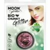 Smiffys Moon Glitter Bio Chunky Glitter, Pink -Smiffys Store G31553 2
